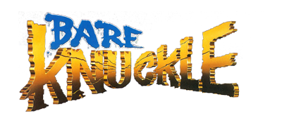 Streets of Rage logo for Sega Mega Drive